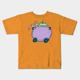 Frog in a Cauldron Car Kids T-Shirt